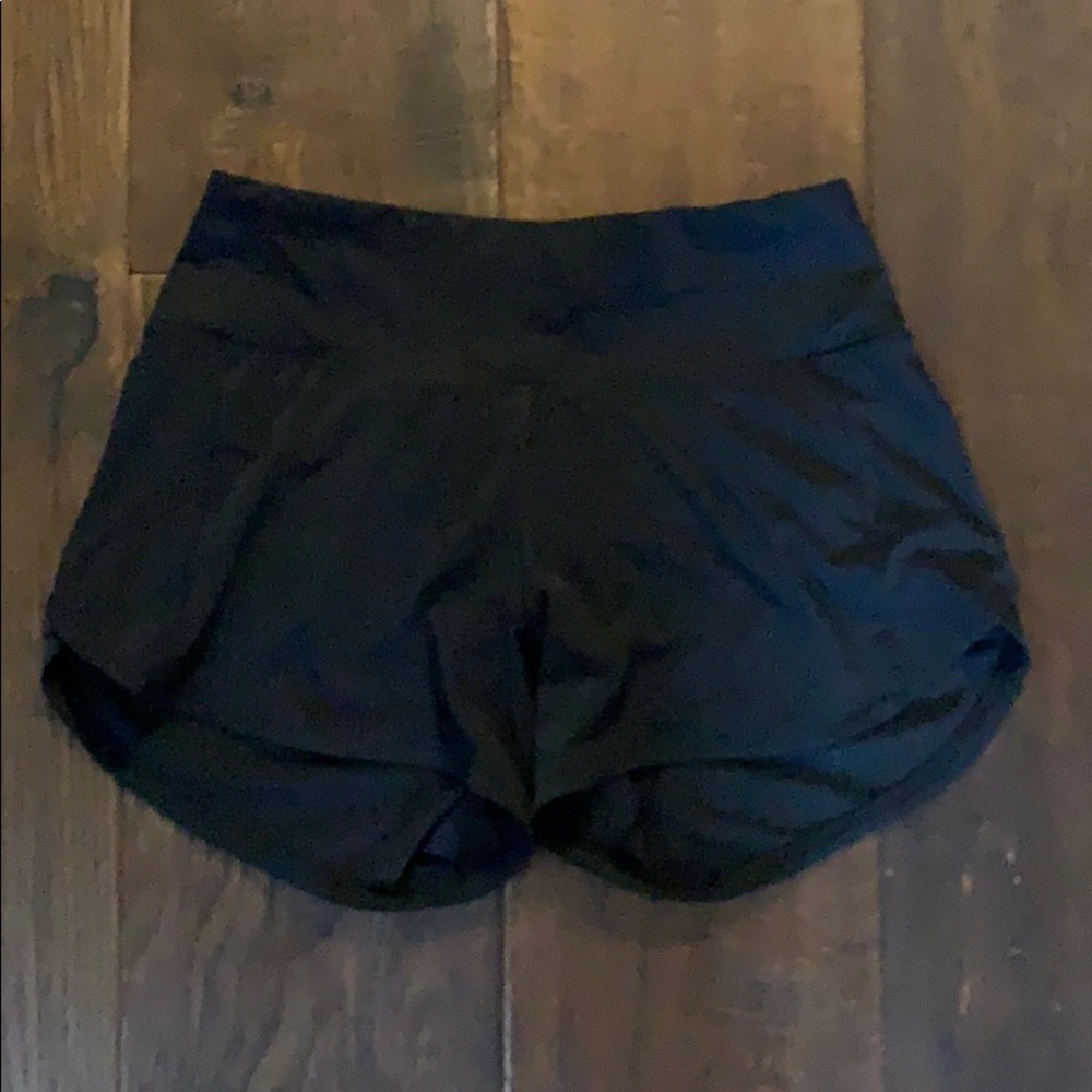 Perfect condition black lululemon shorts